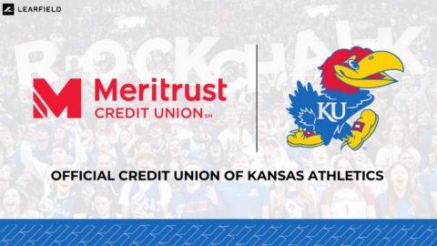 Kansas Athletics and Jayhawk Sports Properties Name Meritrust Credit Union the Official Credit Union of the Jayhawks