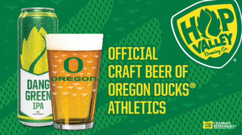 Oregon Athletics Announces Release of First Official Craft Beer, Dang Green IPA, with Oregon’s Hop Valley Brewing