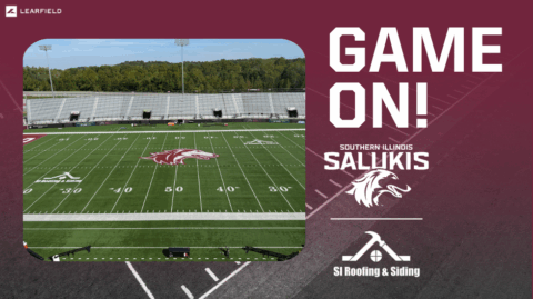 Southern Illinois Athletics Names SI Roofing & Siding an Official Partner of Saluki Football and the First On-Field Logo Sponsor at Saluki Stadium