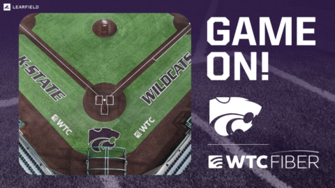 WTC Fiber Launches Partnership with K-State Athletics Featuring On-Field Logos at Tointon Family Stadium