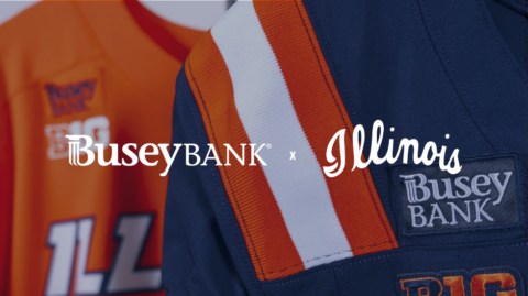 Built Together in Champaign, Leading Together Nationally Illinois Athletics and Busey Bank Announce Expanded Partnership