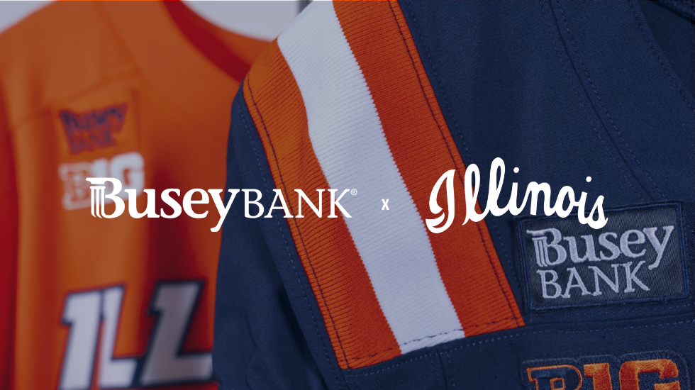 Built Together in Champaign, Leading Together Nationally Illinois Athletics and Busey Bank Announce Expanded Partnership