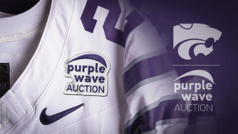 K-State and Purple Wave Auction Forge Football Jersey Patch Partnership