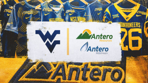 WVU Athletics and Learfield Partner With Antero For Jersey Patch